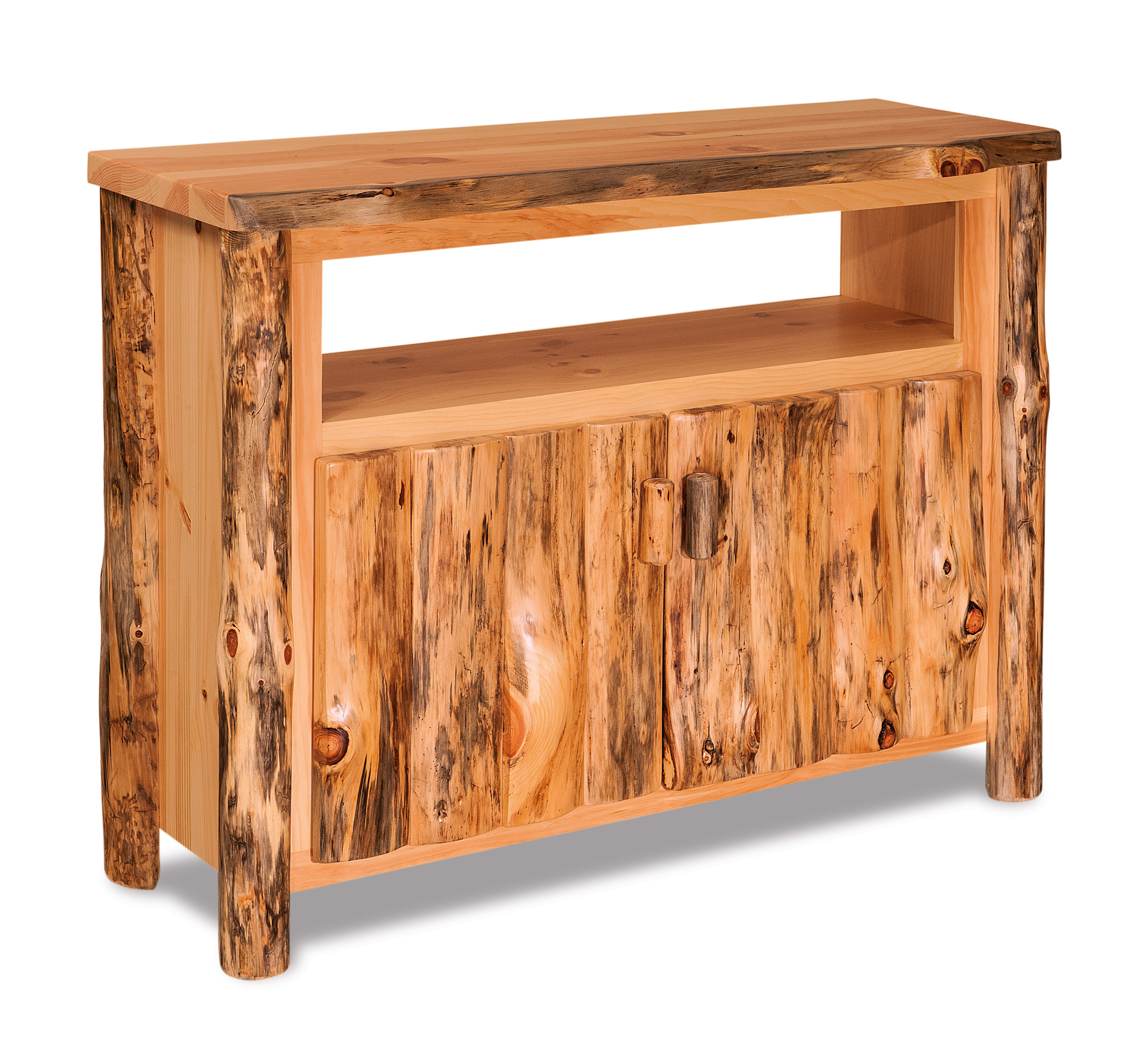 TV Stand w/Opening-Rustic Pine-#162