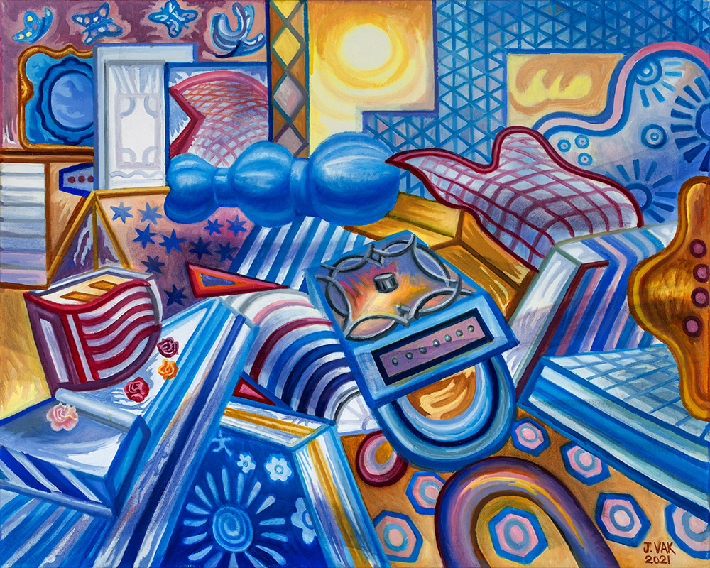 3D Objects in Space
24 X 30 Original Oil
$1200
2021