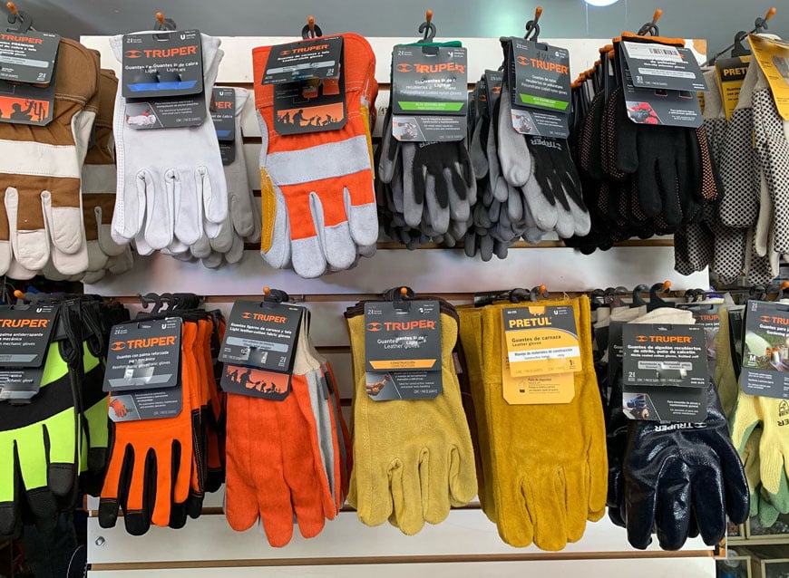 Madera Ferretería - GUANTES
