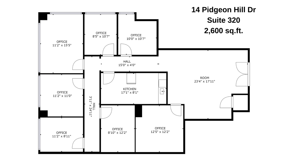 Suite 320 2,600 sq.ft.