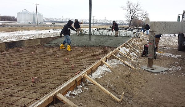 Ongoing Concrete Installation