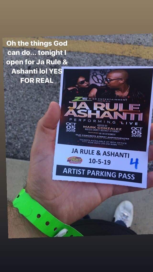 At Concrete Amphitheater In Corpus Christi, Tx.