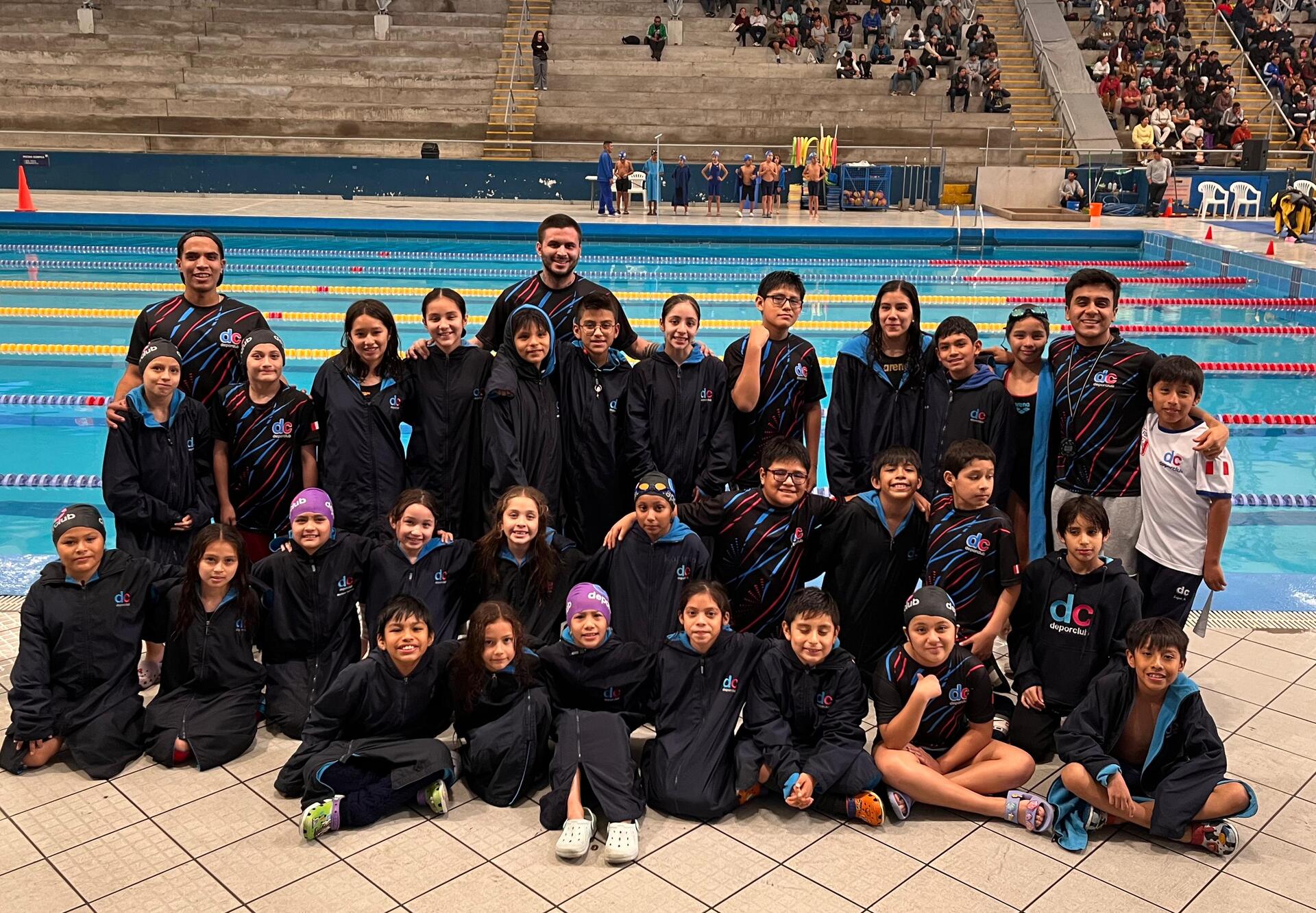 Deporclub en el Festival de Menores de Piscina Corta - Campo de Marte
