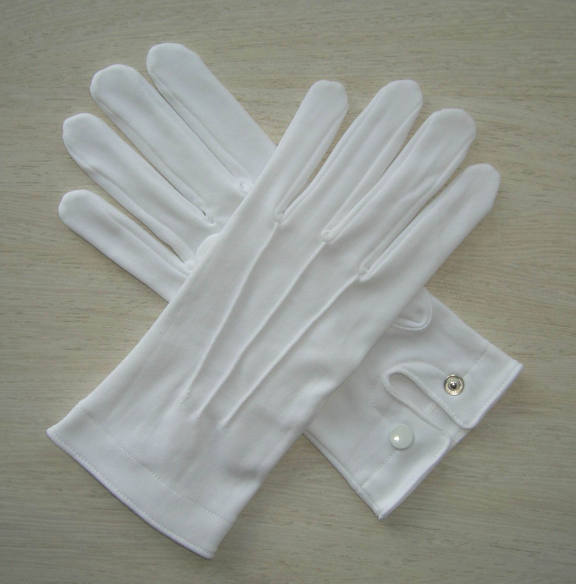 Nylon Formal Gloves with Snap