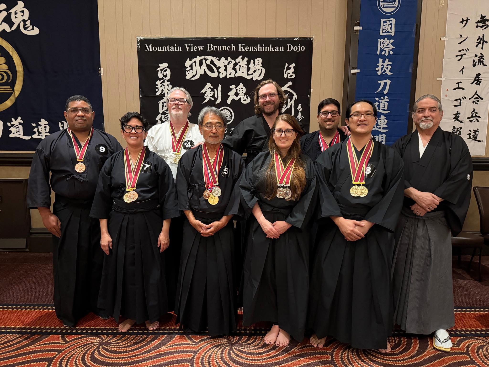 Members of Kenshinkan had a good showing at the event. 