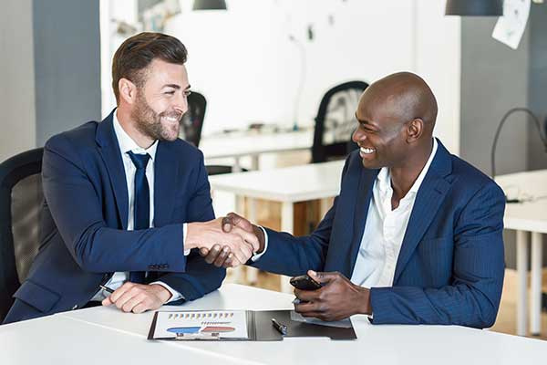 Black Businessman Shaking Hands