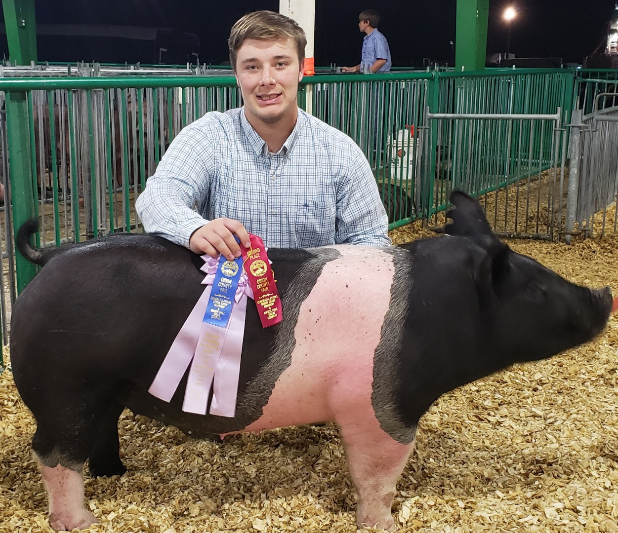 Ben Hayes
2019 Obion County Fair
Reserve Supreme Champion 
Market Hog Overall