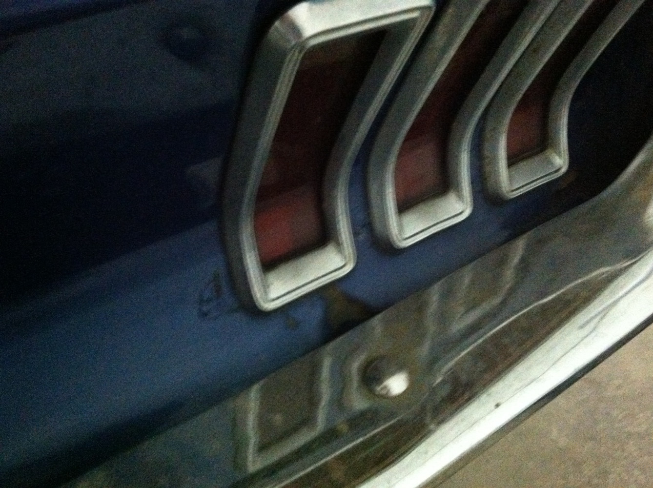 Rust bubbles means trouble