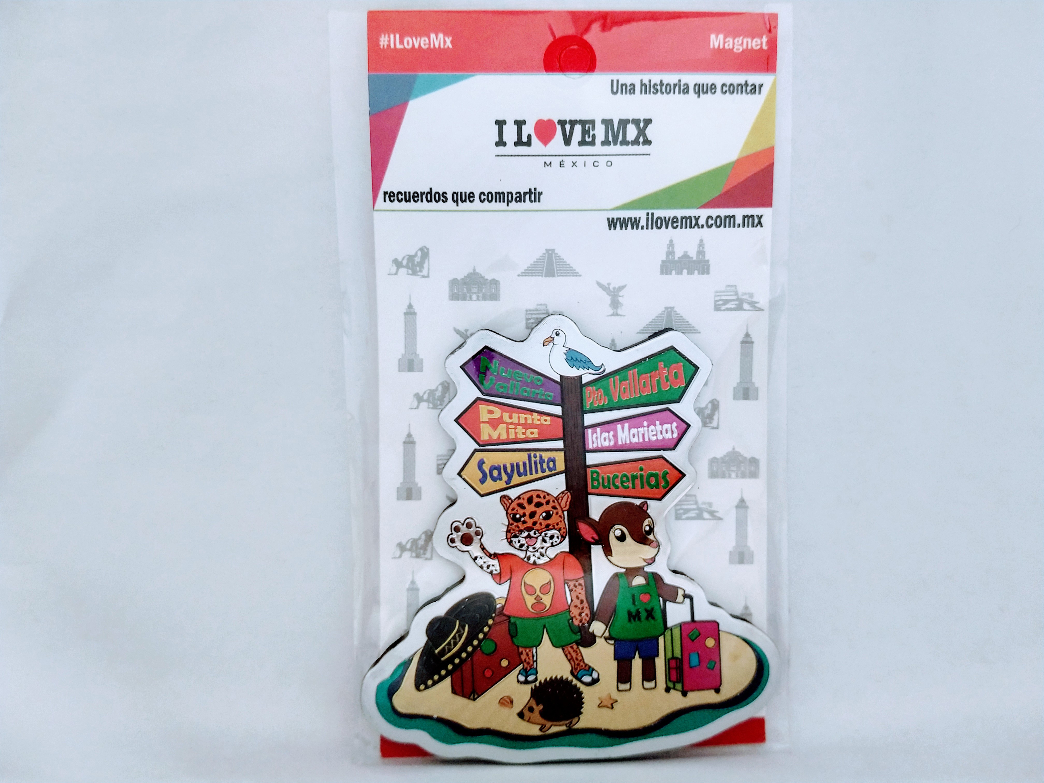 IMÁN METALIZADO
PUERTO VALLARTA
6cm Ancho
7cm Alto