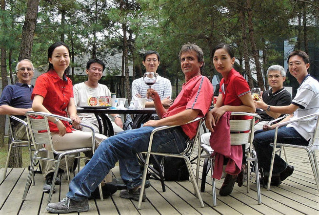 With good friends and glass of red wine -  Guilin