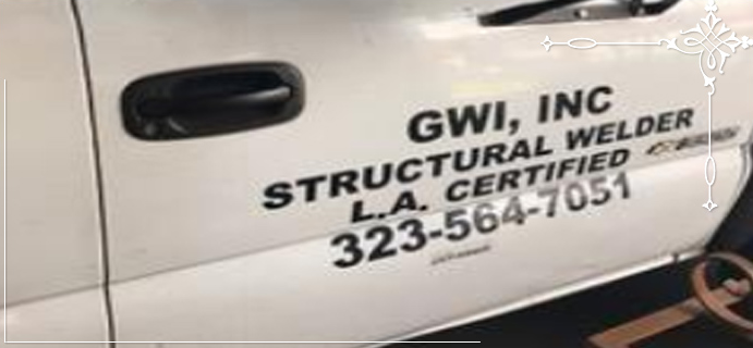 Side of a GWI truck. Side of a GWI truck.