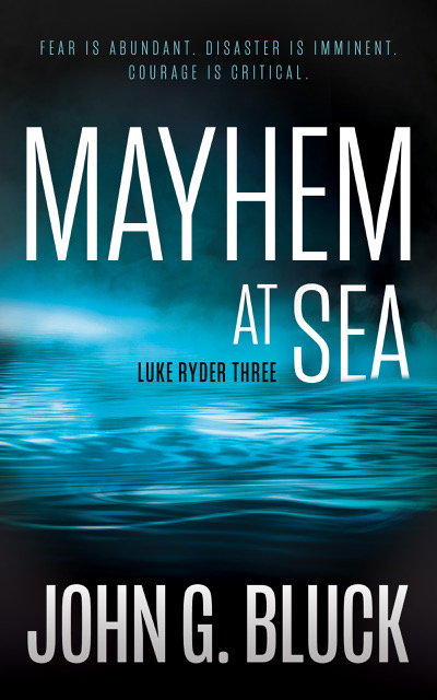 Book cover, Mayhem at Sea