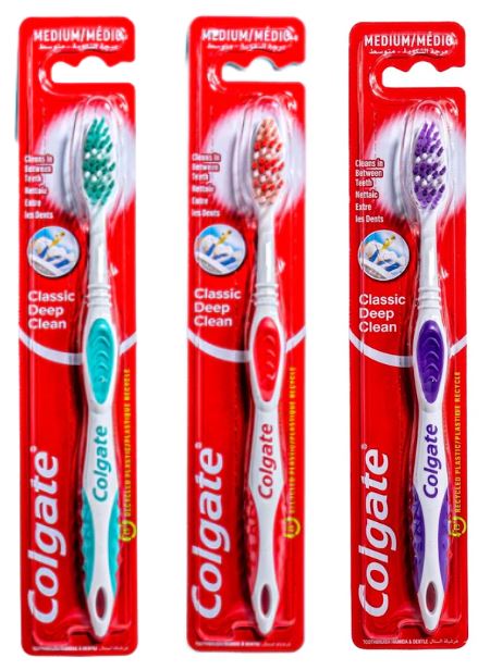23775
CLASSIC DEEP CLEAN COLGATE TOOTHBRUSH
UPC 8714789823775
72 CS/PK
