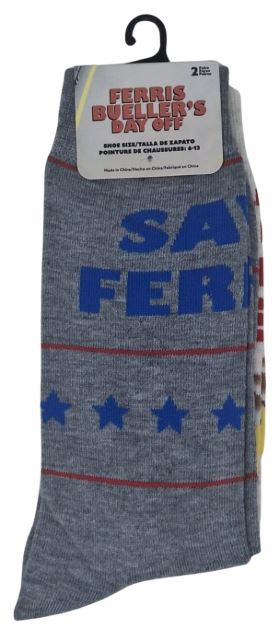 43VY000MCCZA-LGH
2PK MEN CREW SOCKS FERRIS BUELLERS DAY OFF 6-12
UPC: 193159169428
60 CS PACK

