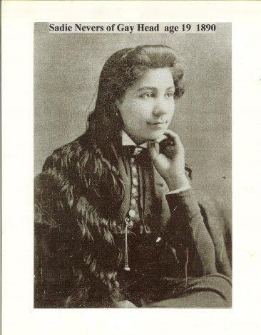 Sadie Nevers - Gay Head Aquinnah Wampanoag 1890