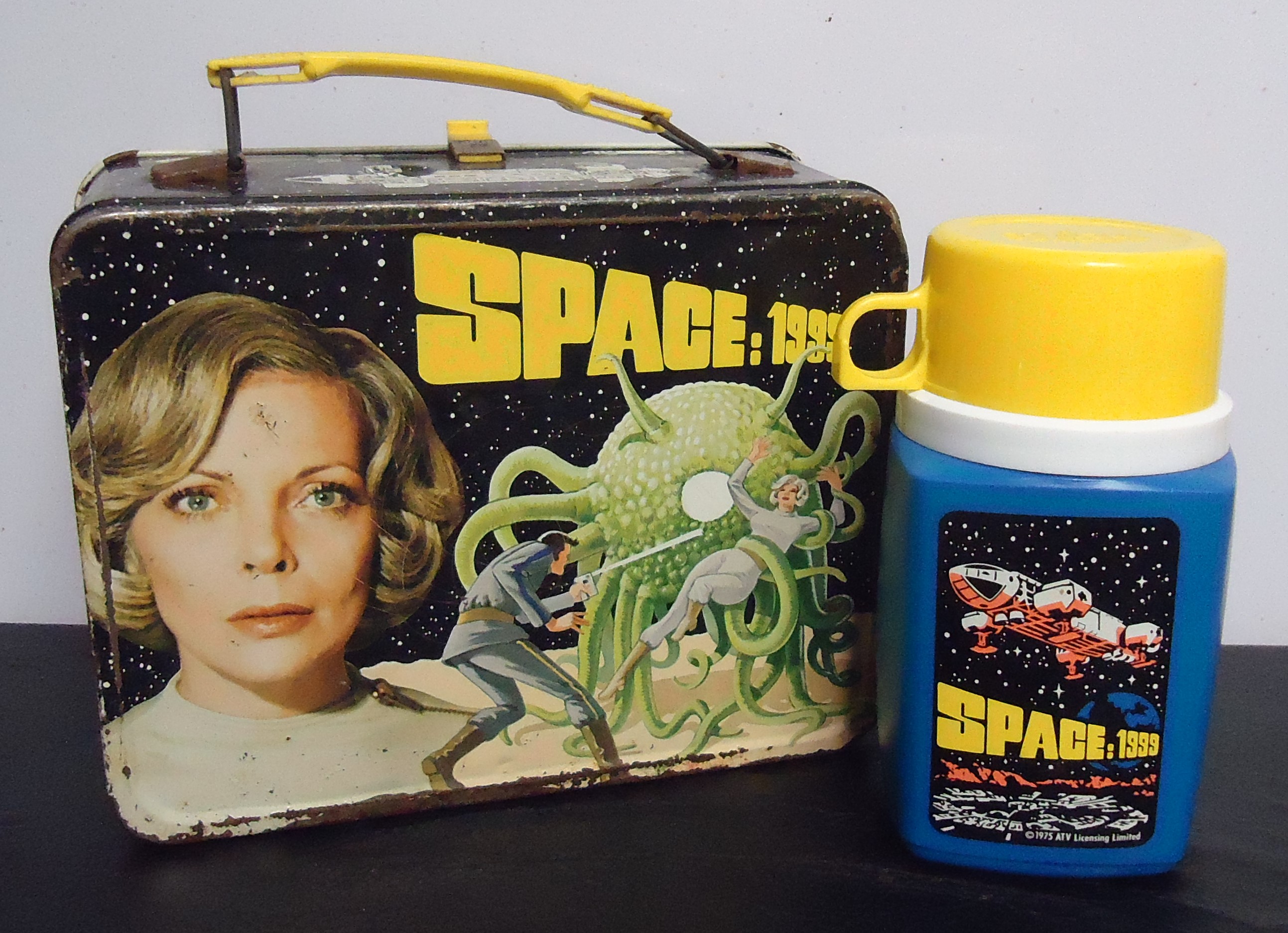 (10) "Space: 1999" Metal Lunch Box 
W/ Thermos
$58.00