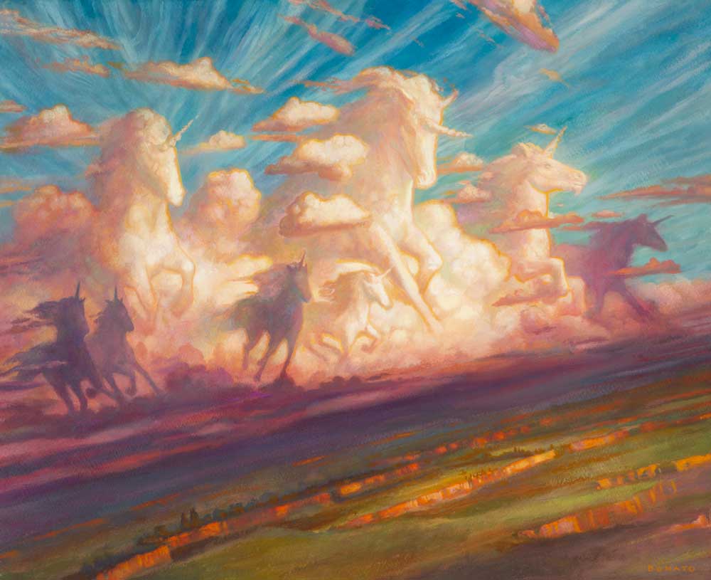Unicorn Plains
Jumpstart Set release
16" x 20"  Oil on Panel
collection of Manuel Billones