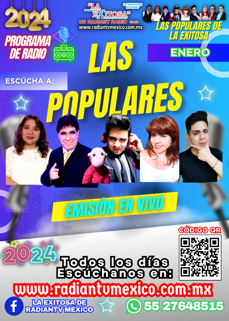 LAS POPUYALRES DE LA EXITOSA RADIANTV MEXICO