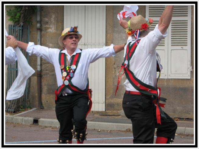 John & Mike showing how it's done in the Town Square