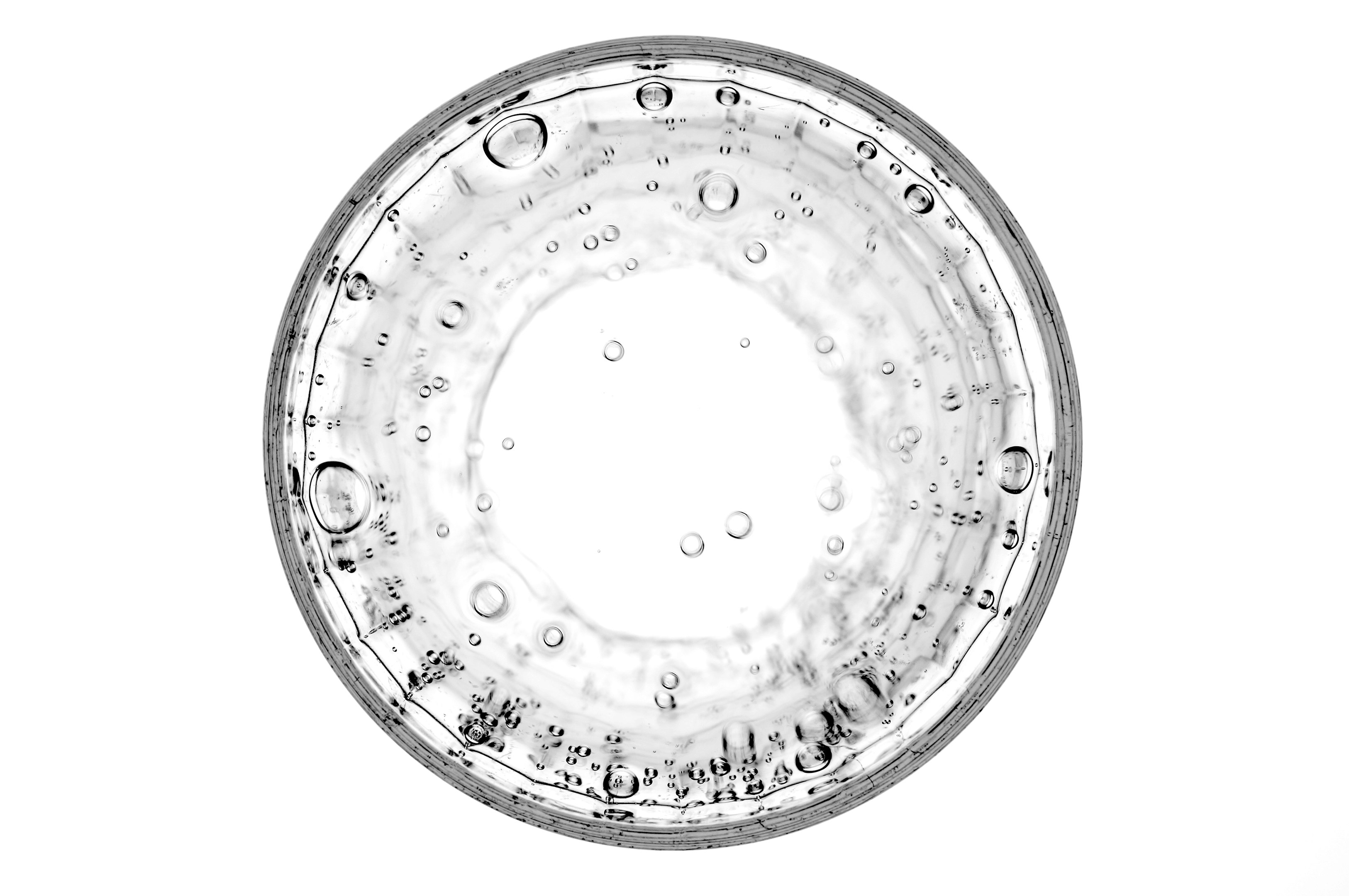 fotografía en primer plano de burbuja de agua