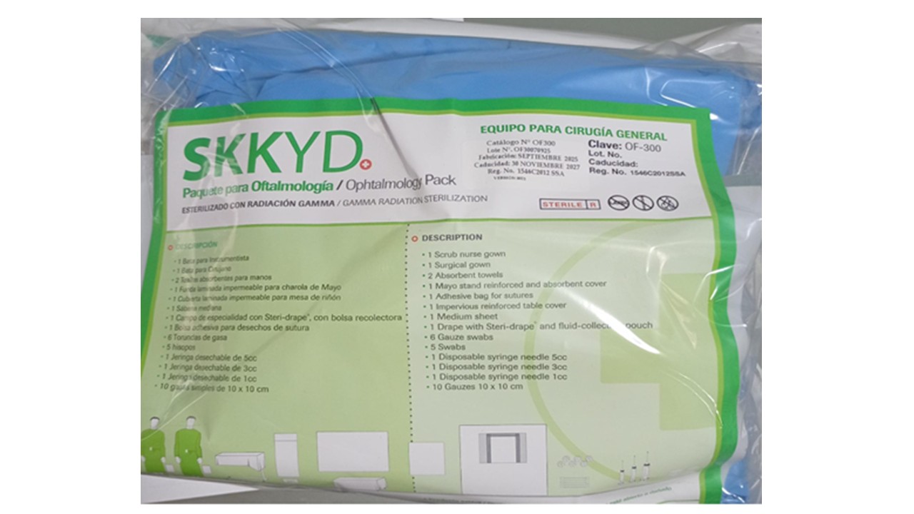 Bulto de Ropa OF-300 SKKYD (1 pieza)