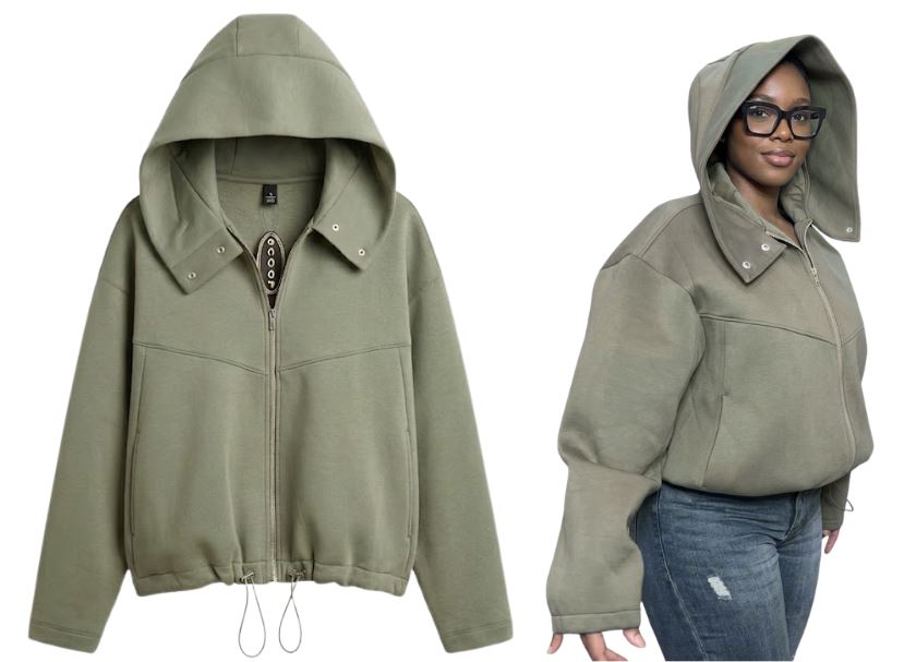 SCJ036968
GREEN SCOOP NEOPRENE OVERSIZED JACKET 
SIZE: XL
AVAILABLE SIZES  M, L, XL
UPC: 198789459468
12 CS/PK