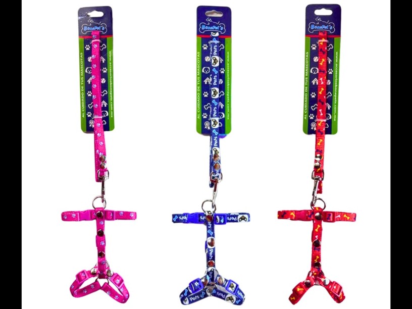 BON053 - CORREA 
CON PECHERA 1/2 CINTA 
IMPORTADA COLORES