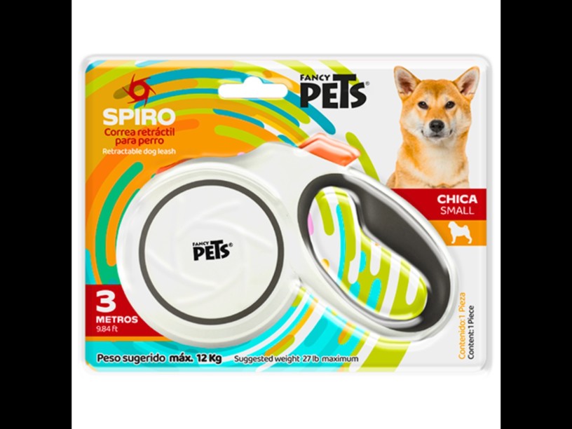 FL8381 CORREA RRETRACTIL 
SPIRO CH BLANCA