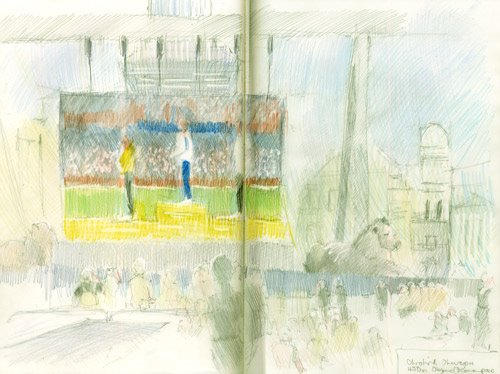 Olympic Gold Medal Ceremony, Trafalgar Square