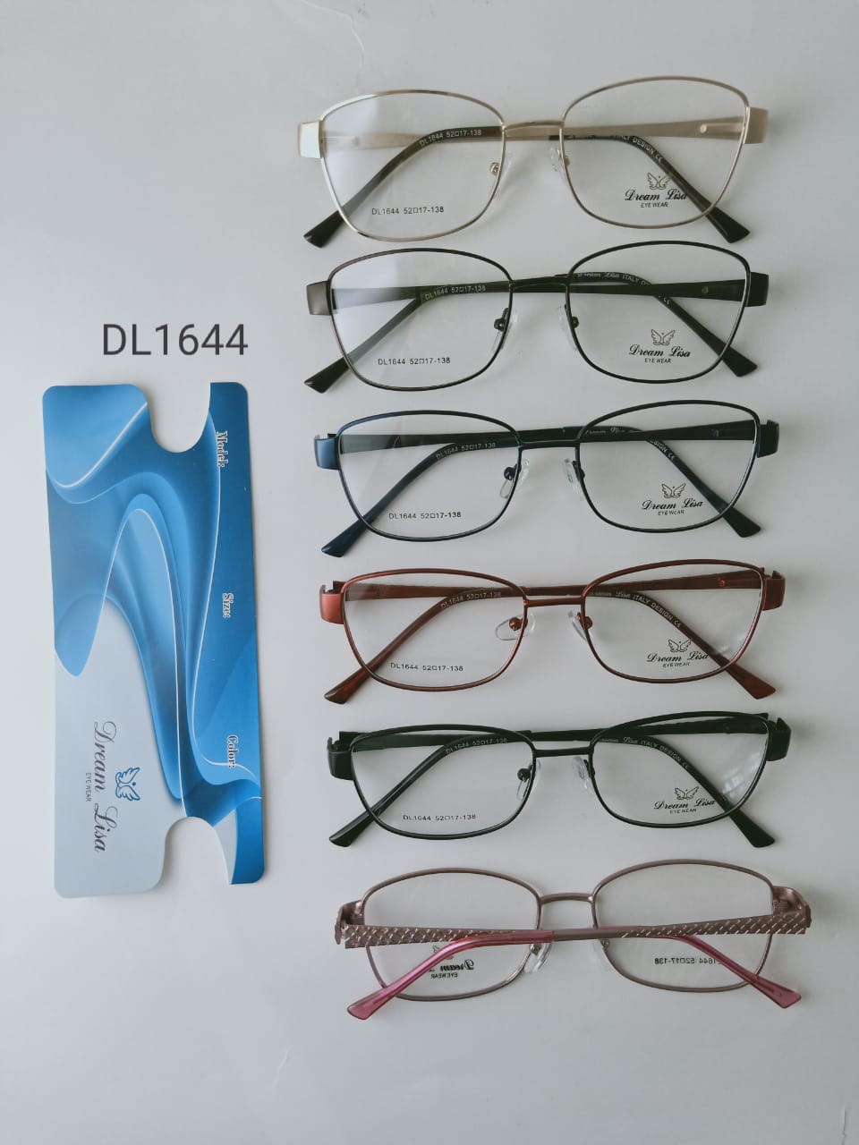 Modelo: DL1644
Colores: Vino, Azul, Cafe, Rosa, Negro y Dorado