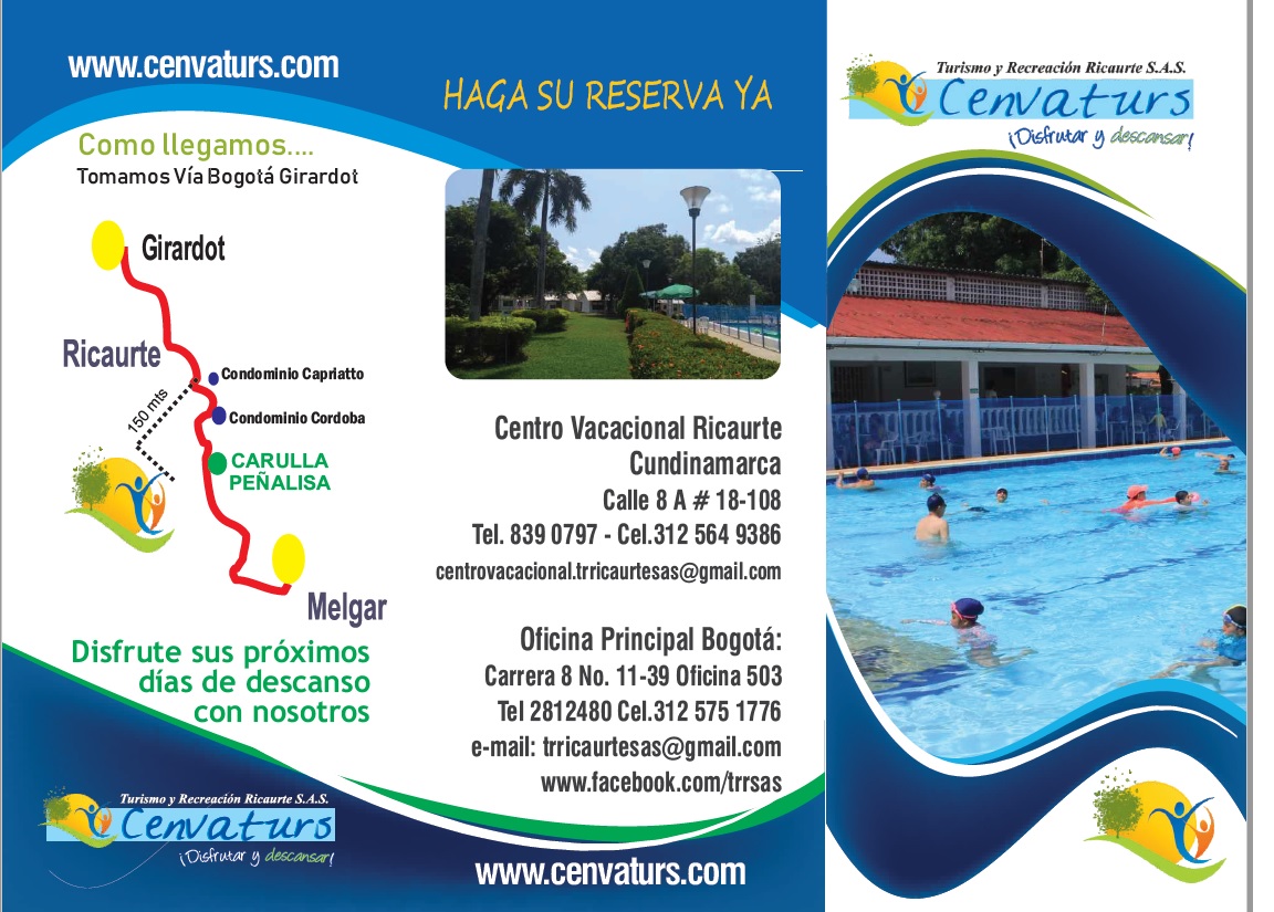 HOTEL  CAMPESTRE CENVATURS   Ricaurte Cundinamarca