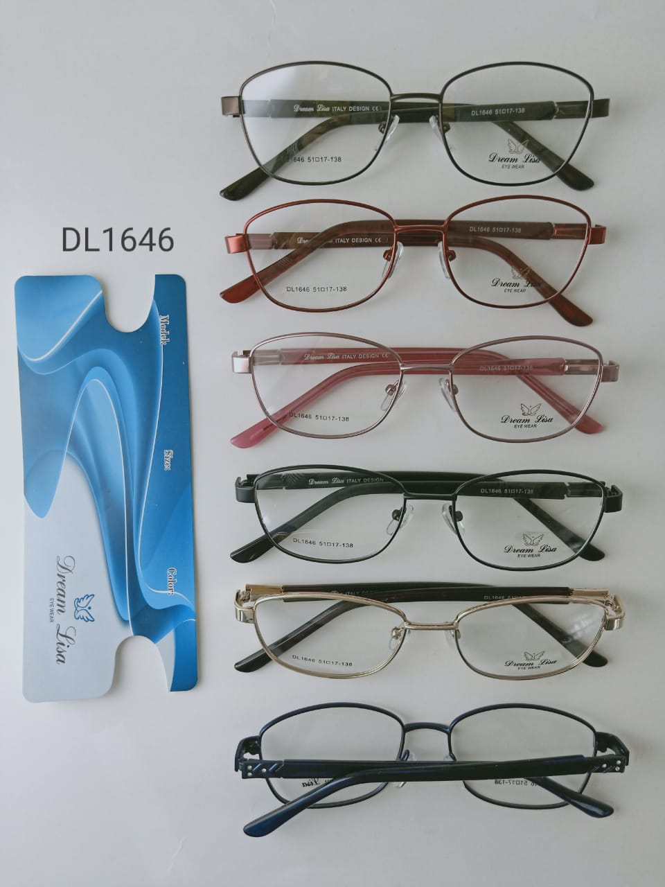 Modelo: DL1646
Colores: Vino, Azul, Cafe, Rosa, Negro y Dorado