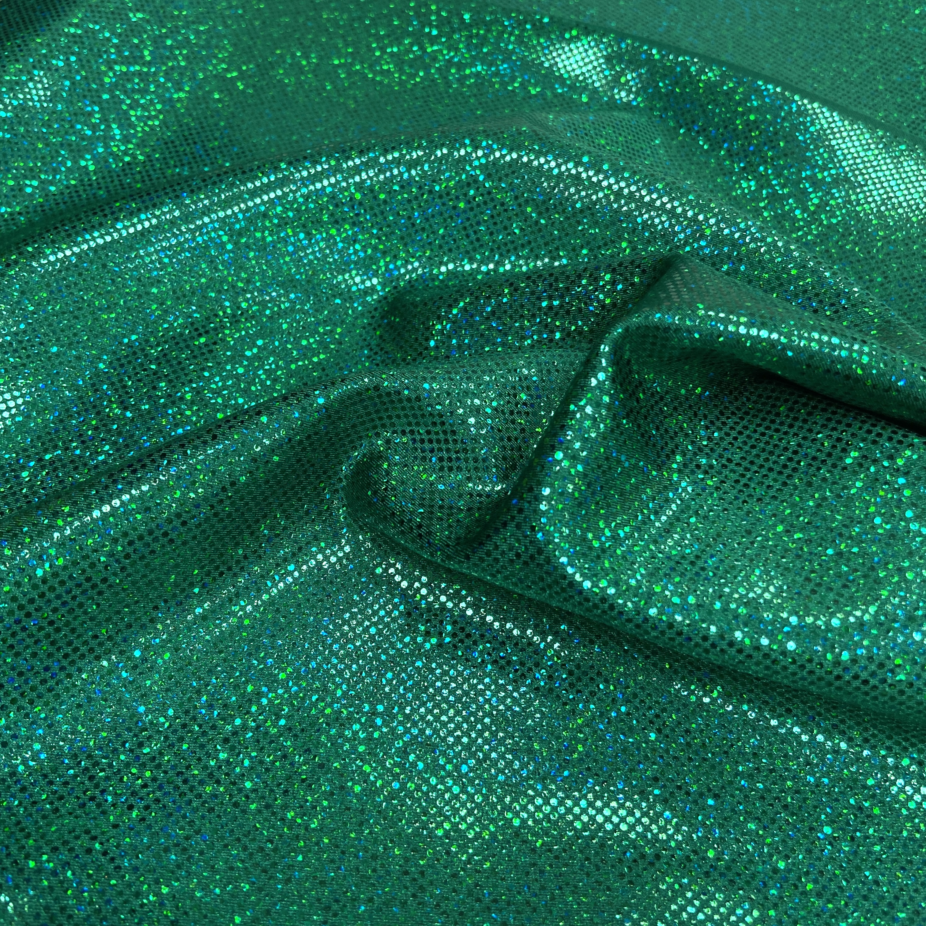 Green sparkle hologram 