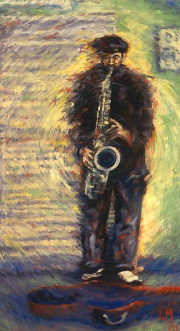 Saxophone Solitute
100x70 cm
sold