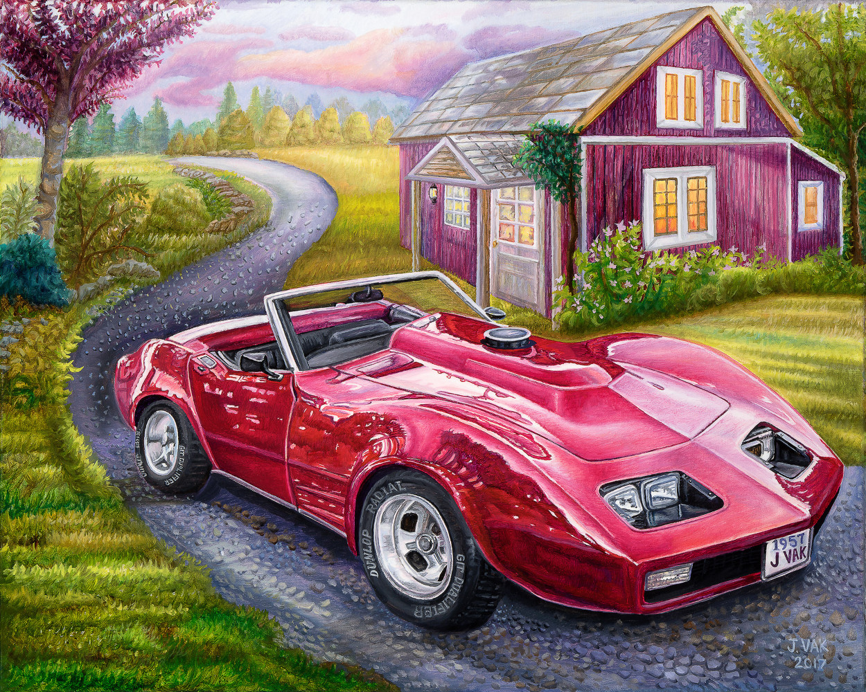 1973 Pontiac Firebird
24 X 30 Oil on Canvas
$3500
2017  