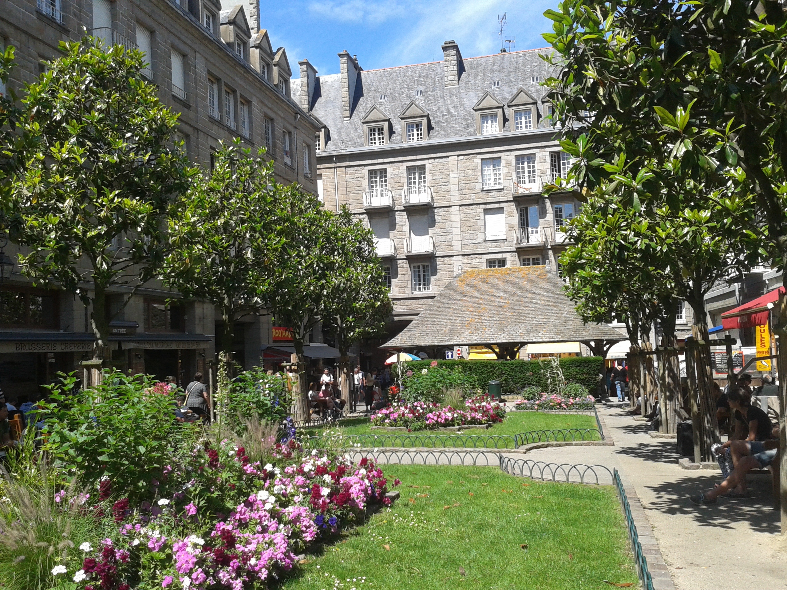 A square in St Malo