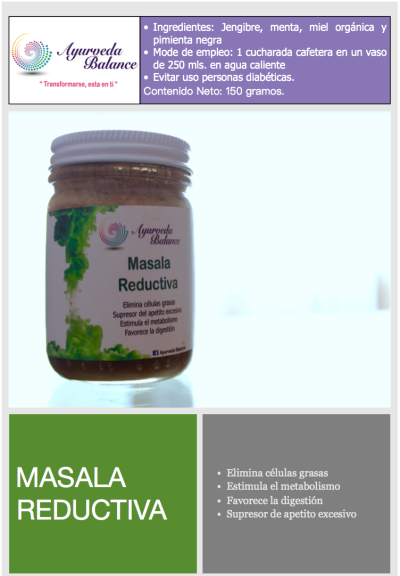 Masala Reductiva
$150.00 mx