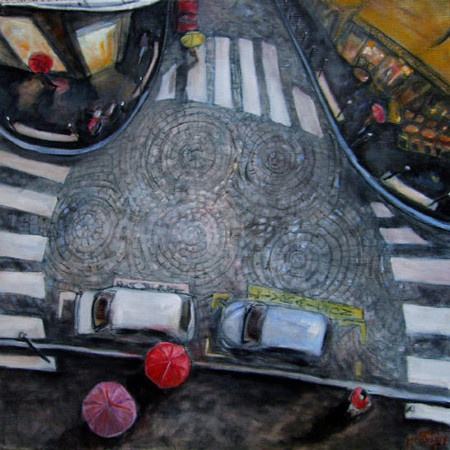 Abbesses part3  60X60cm 
sold