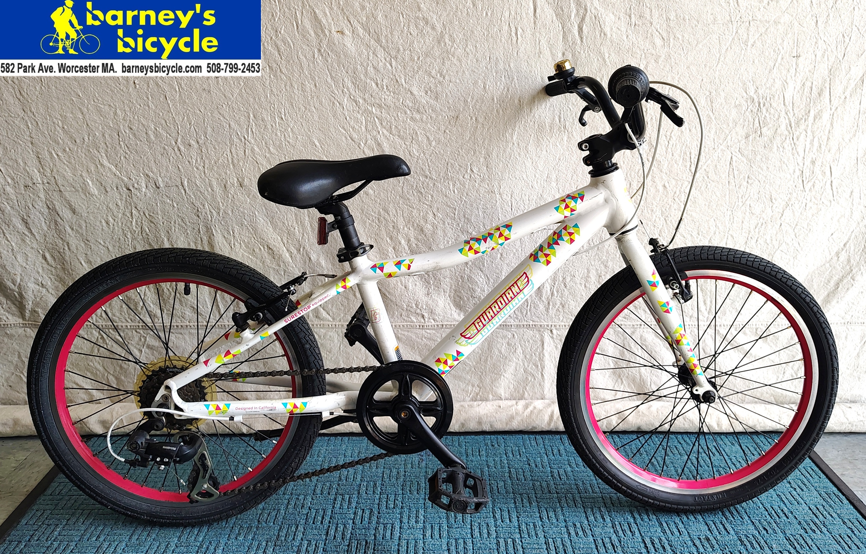 Guardian 6spd
Wheel Size: 20"/ Ages 6-9/ Speeds: 6 Spd
Price: $189.00  (Professionally Tuned)
