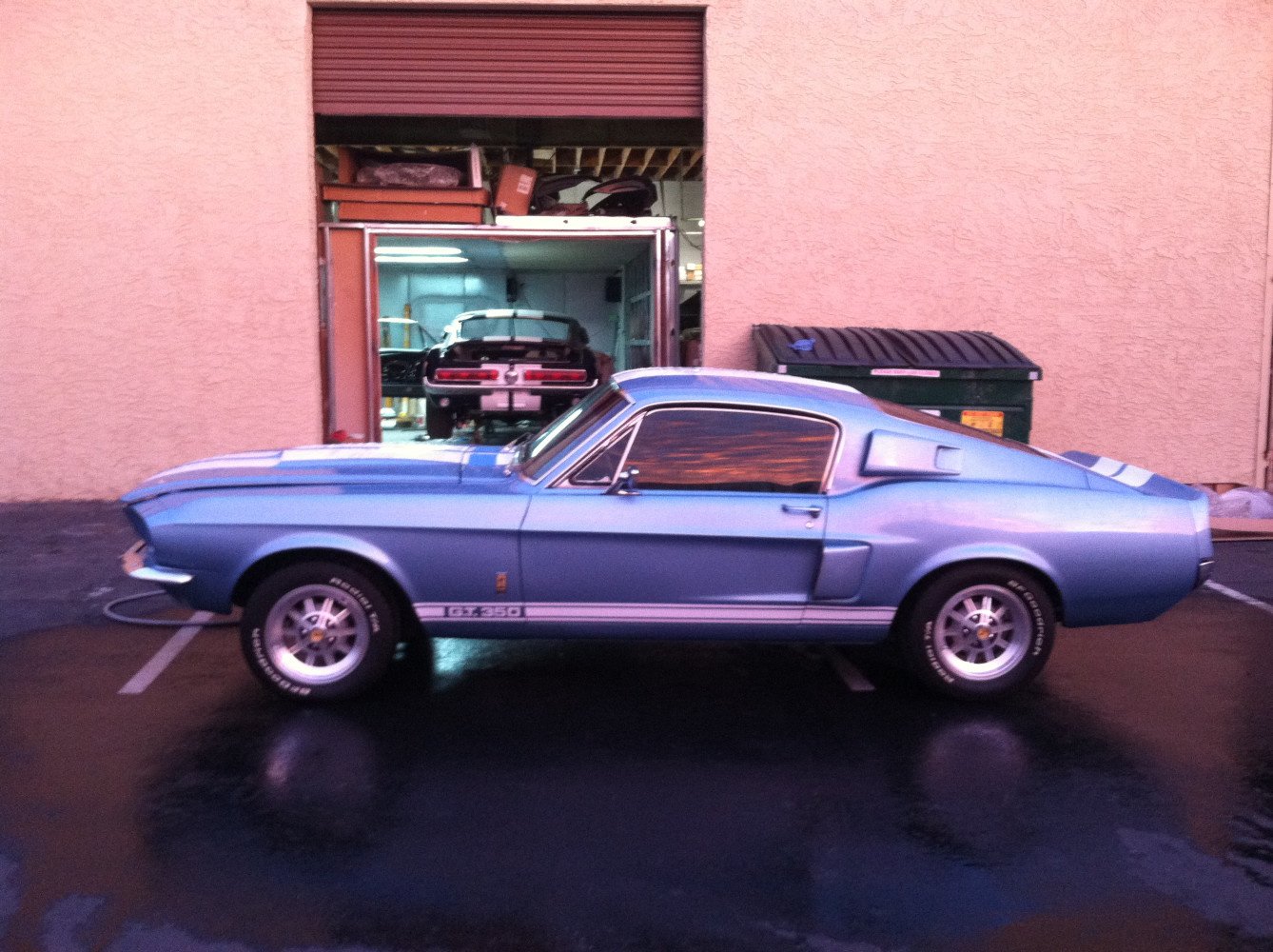 Britney Blue 1967 Mustang