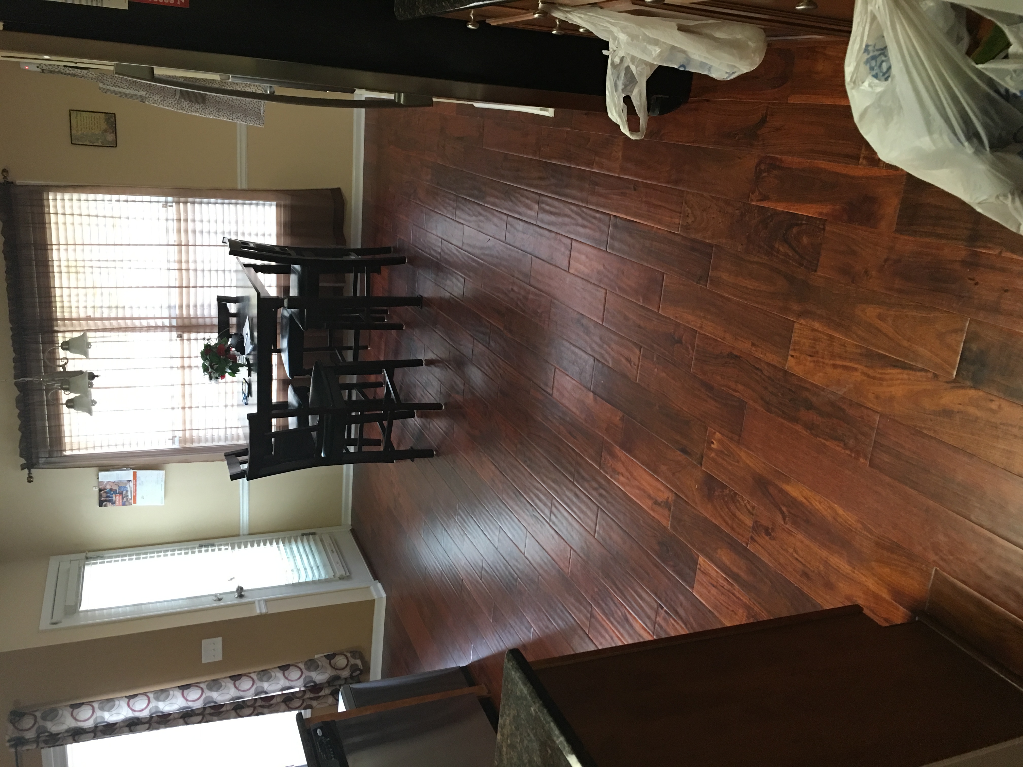 Golden teak acacia flooring 1
