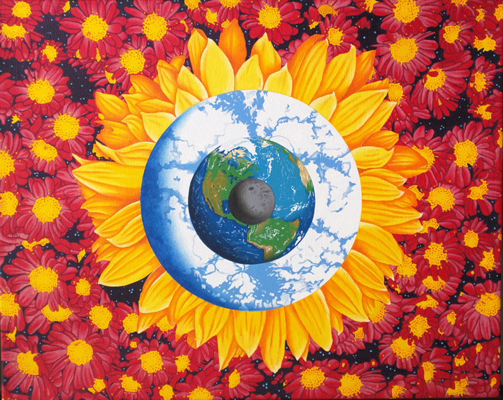 Mind Flowers (Oil on Canvas, 16"x20")