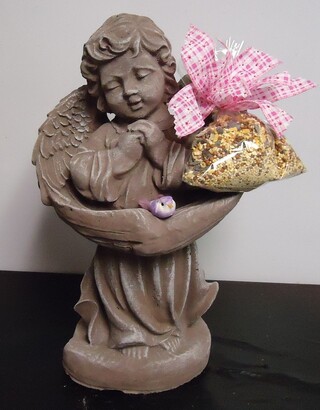 (78) "Concrete" Angel/Bird-Feeder
$40.00