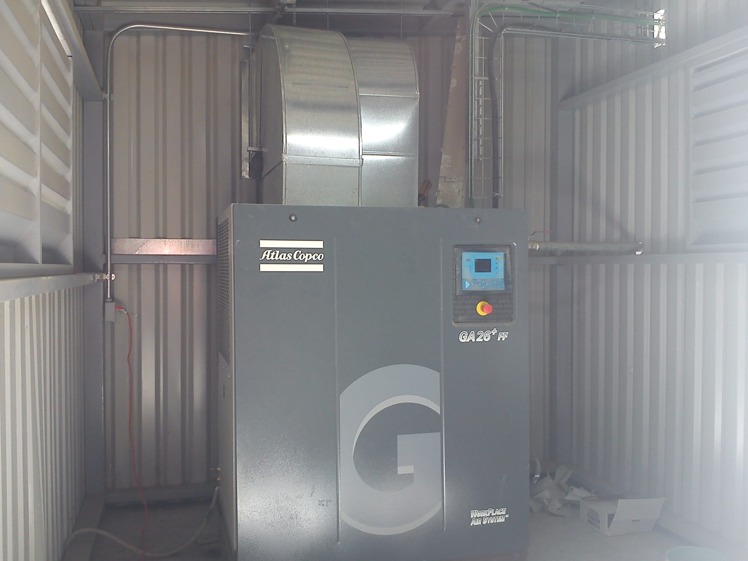 Ventilación de compresor 