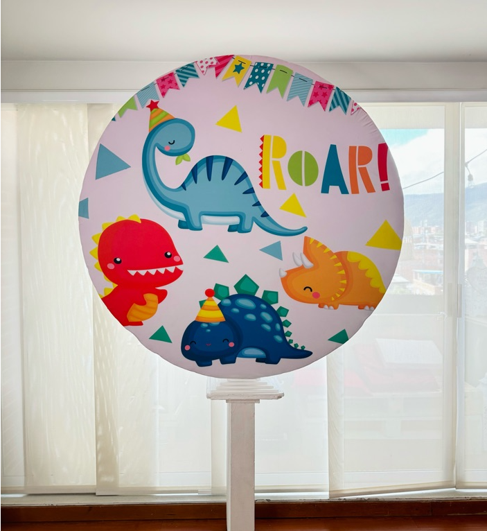 Circulo Efecto 3D Tematico
1.30m diametro x 2.20cm Altura
$80.000