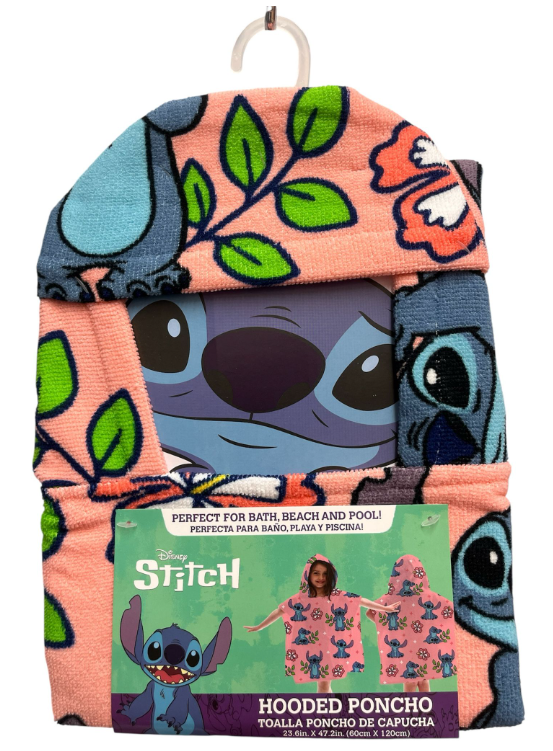 JF68774POE
HOODED TOWEL STICH PINK
032281687748
24 CS PACK