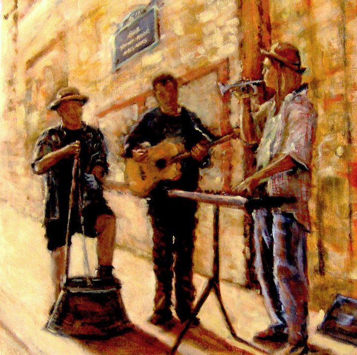 Lost & Wandering Blues and Jazz Band
rue St Andre des Arts
60x60cm
sold