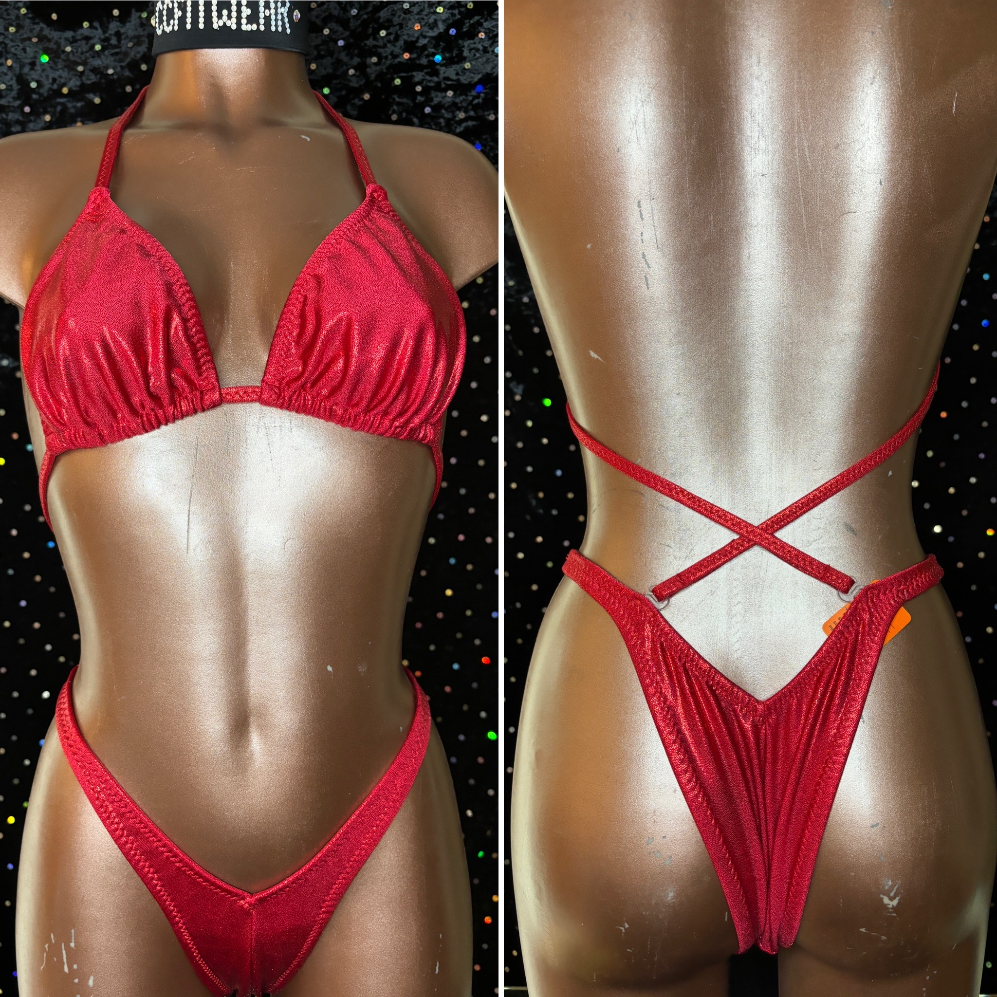 P7047
$50
C Sliding top
Medium front
Xsmall back
red frost
no pockets