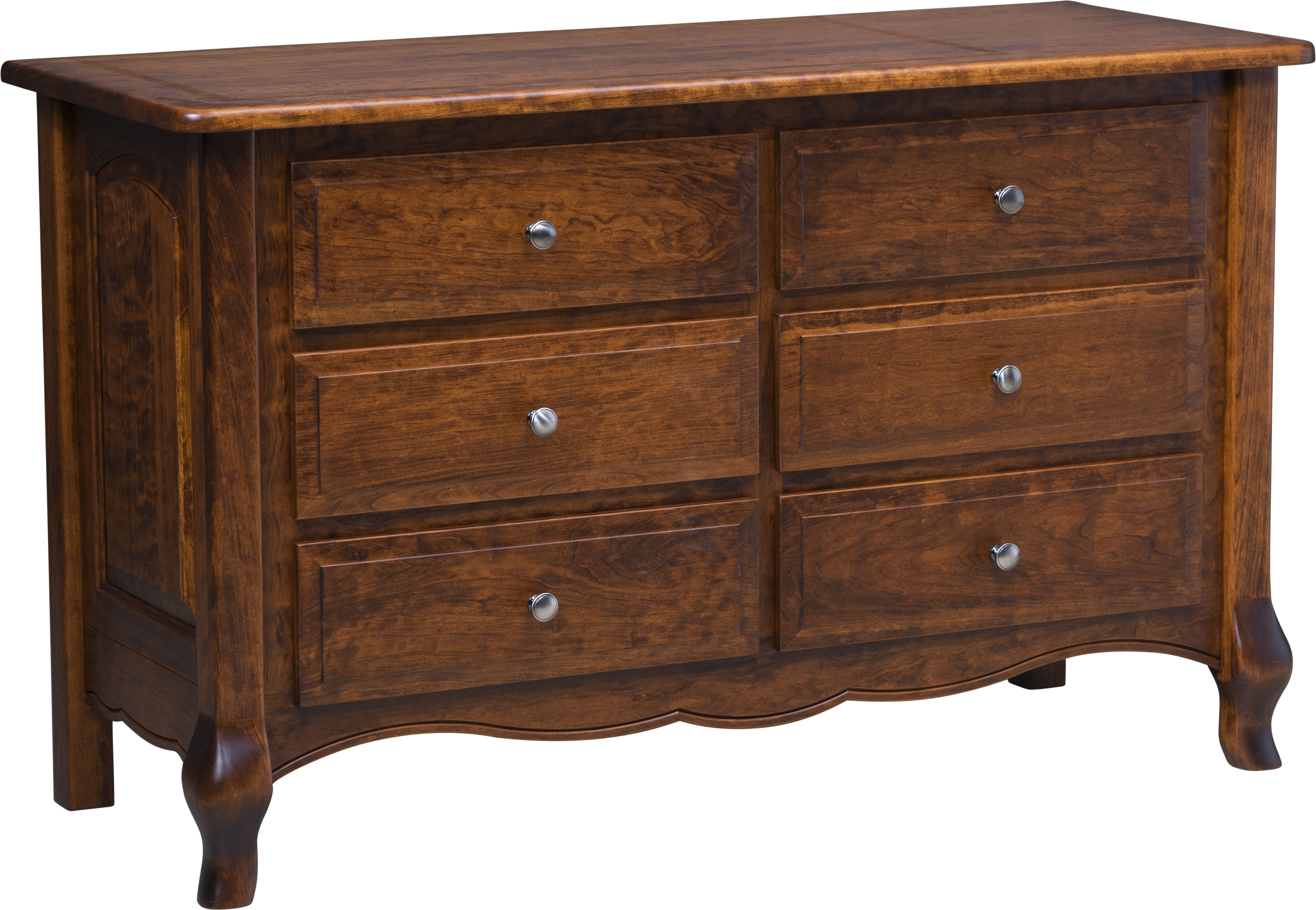 French Country 6 Drawer Dresser-#28