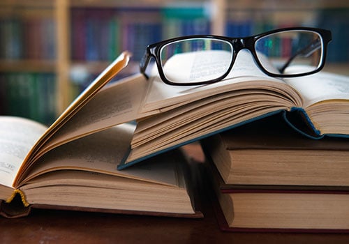 Old books in the Library